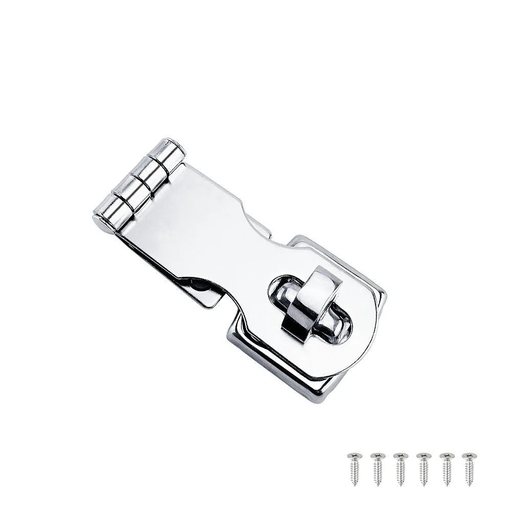 304 stainless steel lock latch hasp bolt with mirror polish silver finish