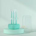 Silicone pet finger toothbrush for dogs and cats in purple colour