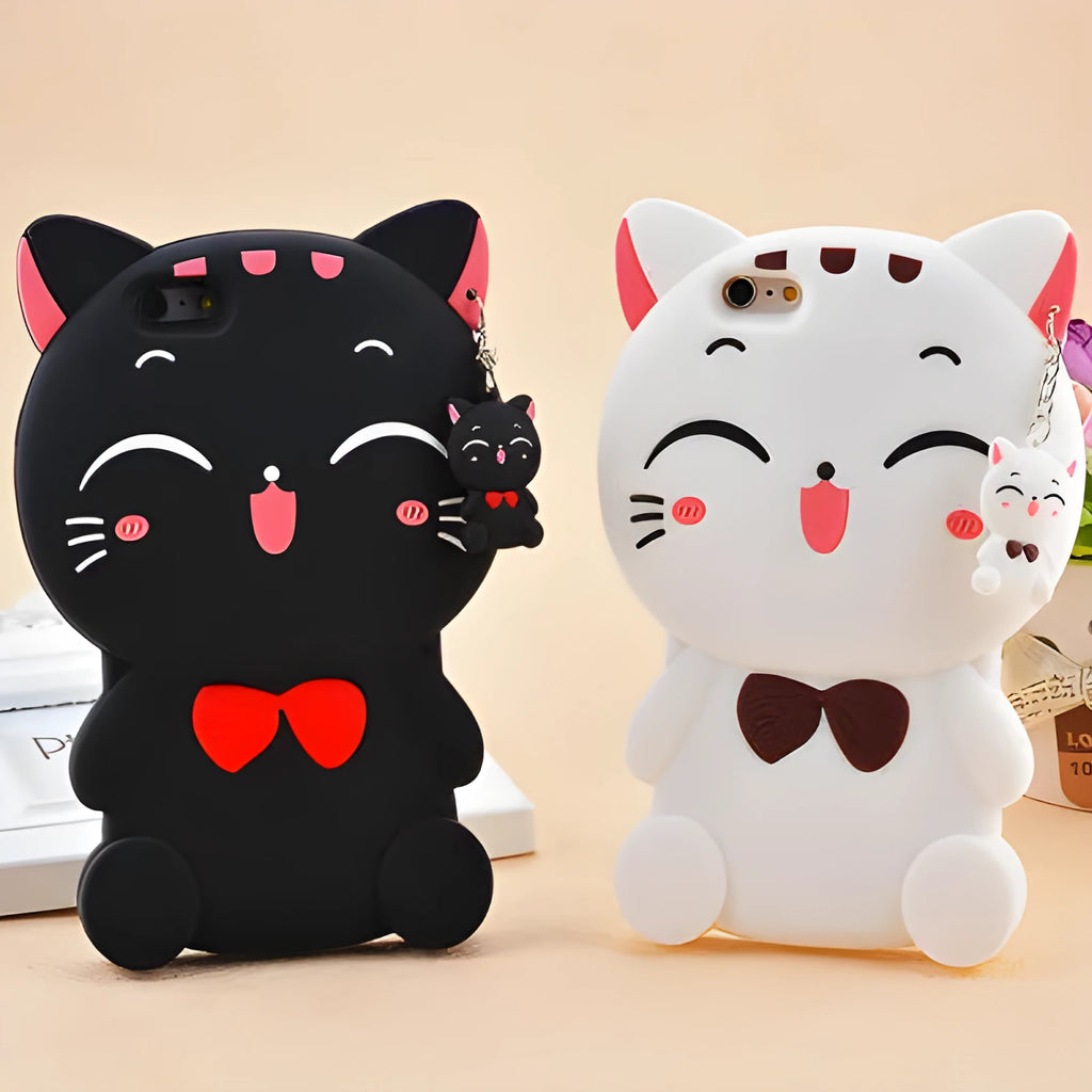 Soft silicone phone case showing edge-proof design for Samsung and iPhone smartphones