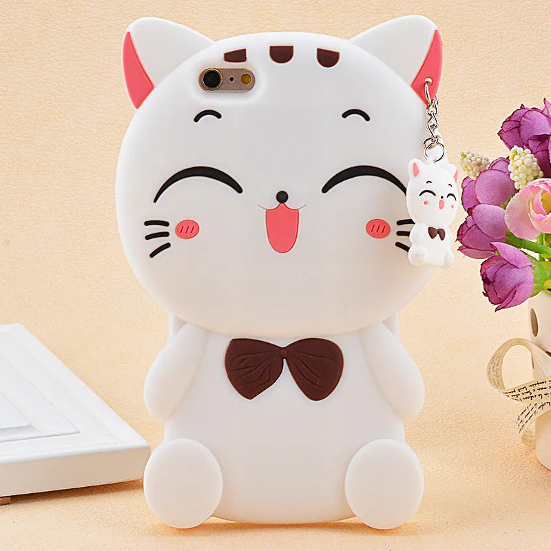 Soft silicone phone case showing edge-proof design for Samsung and iPhone smartphones