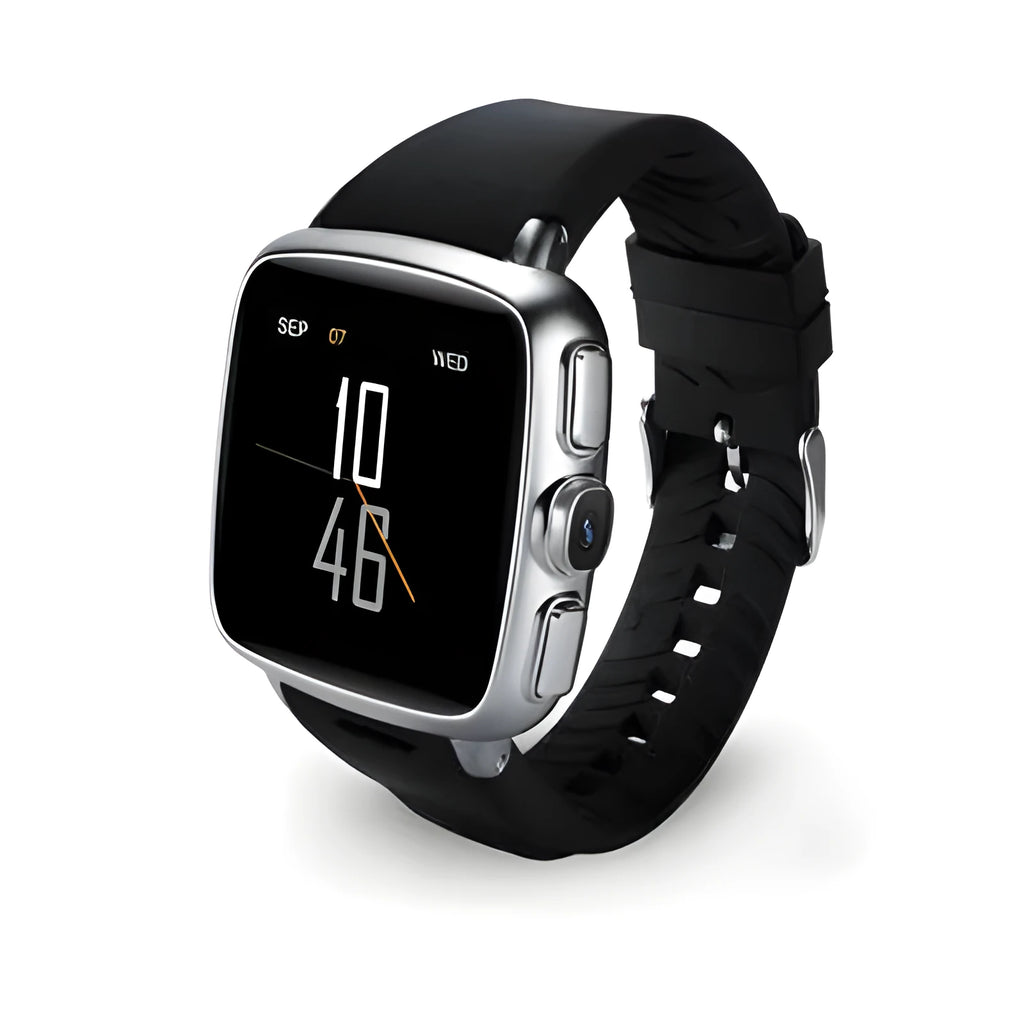Black or white Z01 smart watch with 1.54-inch touchscreen on a wrist.