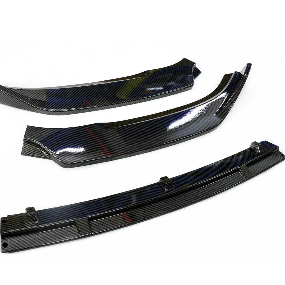 Audi Unksera three-section front shovel spoiler with honeycomb pattern finish