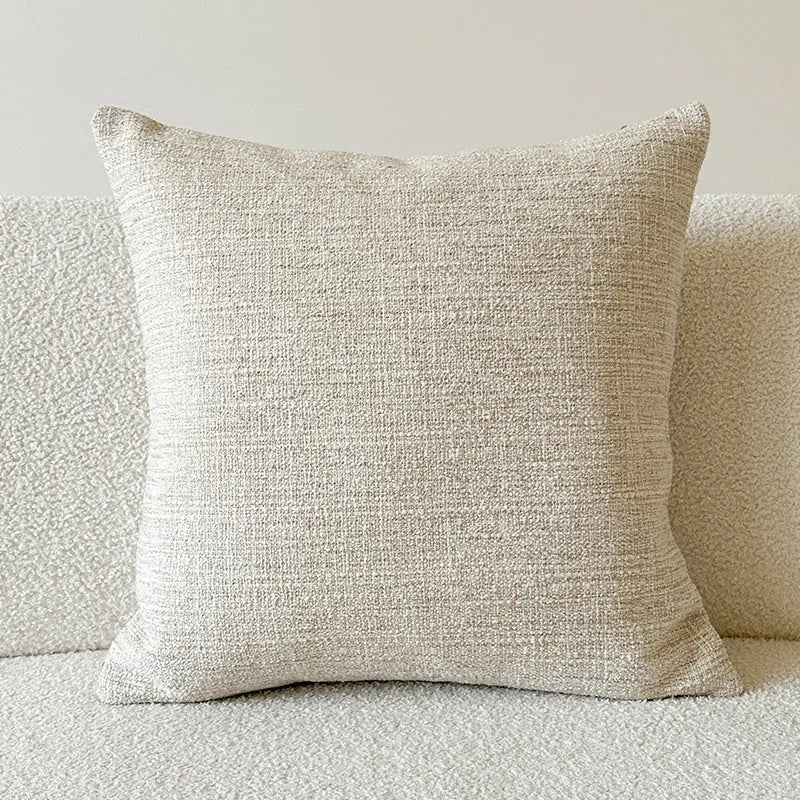 American-style jacquard cushion cover with a paisley and floral pattern in an amber colour.