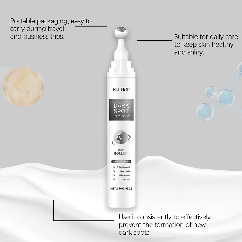 15g bottle of facial essence cream with jojoba oil, vitamin C, and brightening ingredients.