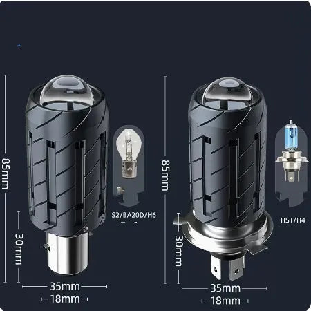 LED headlight conversion bulb for Chunfeng Spring Wind 150NK motorcycle with H4 fitting