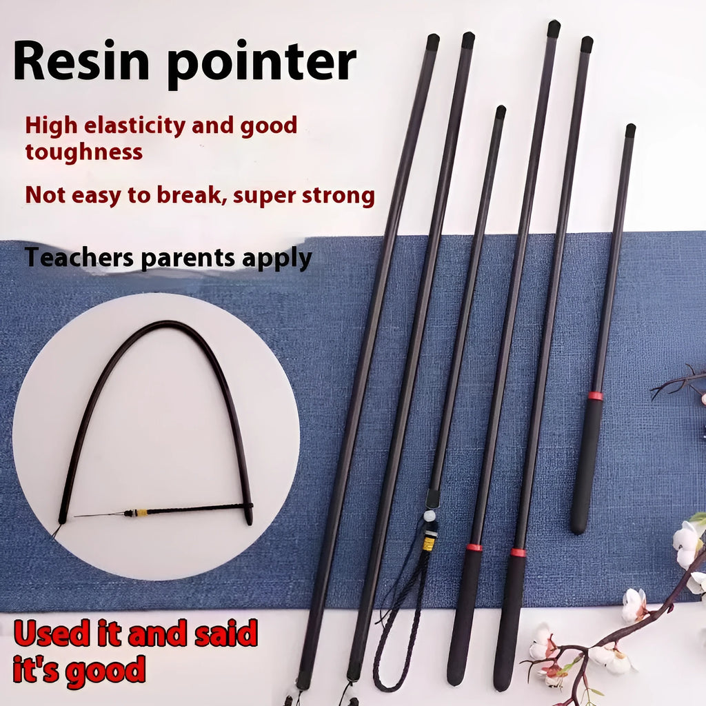 Close-up of a solid resin replacement pointer for a metal tape measure.