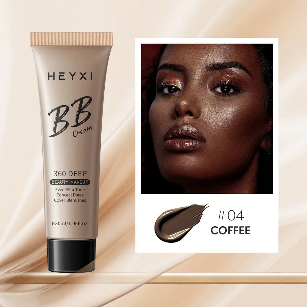 Waterproof BB cream in four shades with skin care benefits