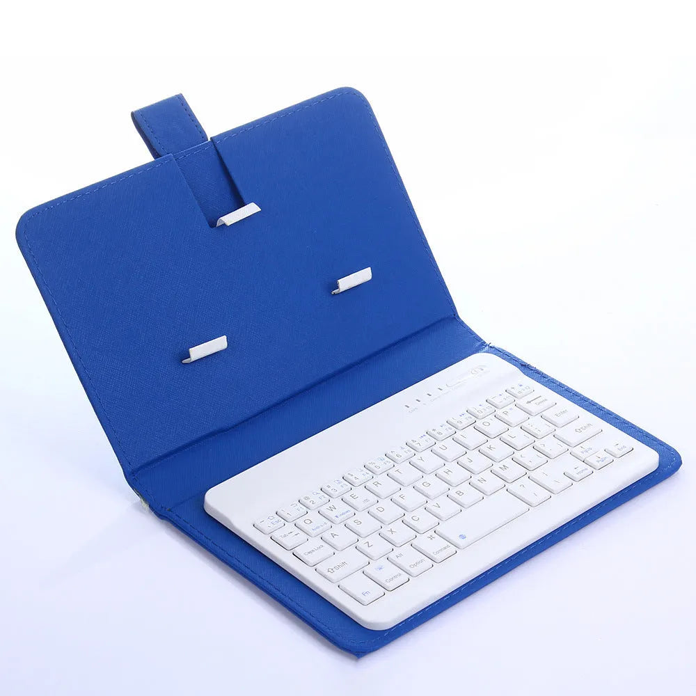 Wireless Bluetooth keyboard protective case for mobile phones and tablets in multiple colour options