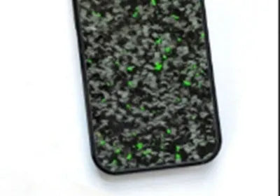 Samsung Galaxy phone case with forged carbon red pattern for S21 Ultra model