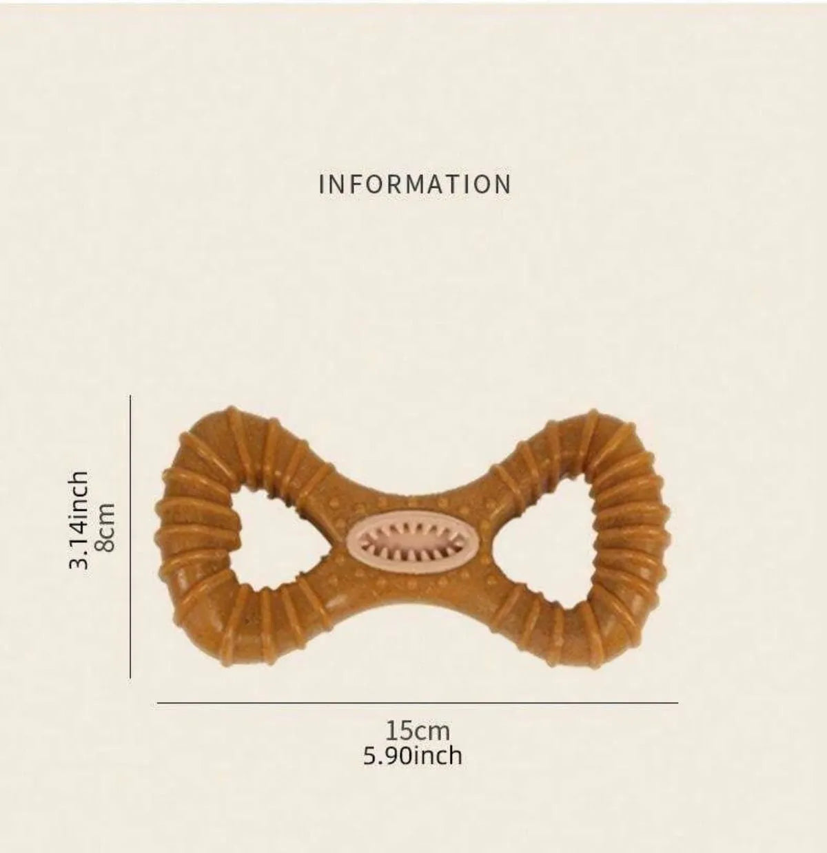 Durable dog chew bone toy in 8shape and Y shape designs for teeth cleaning and interactive play