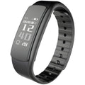 I6 smart sports bracelet with black TPU wristband and 0.96 inch screen