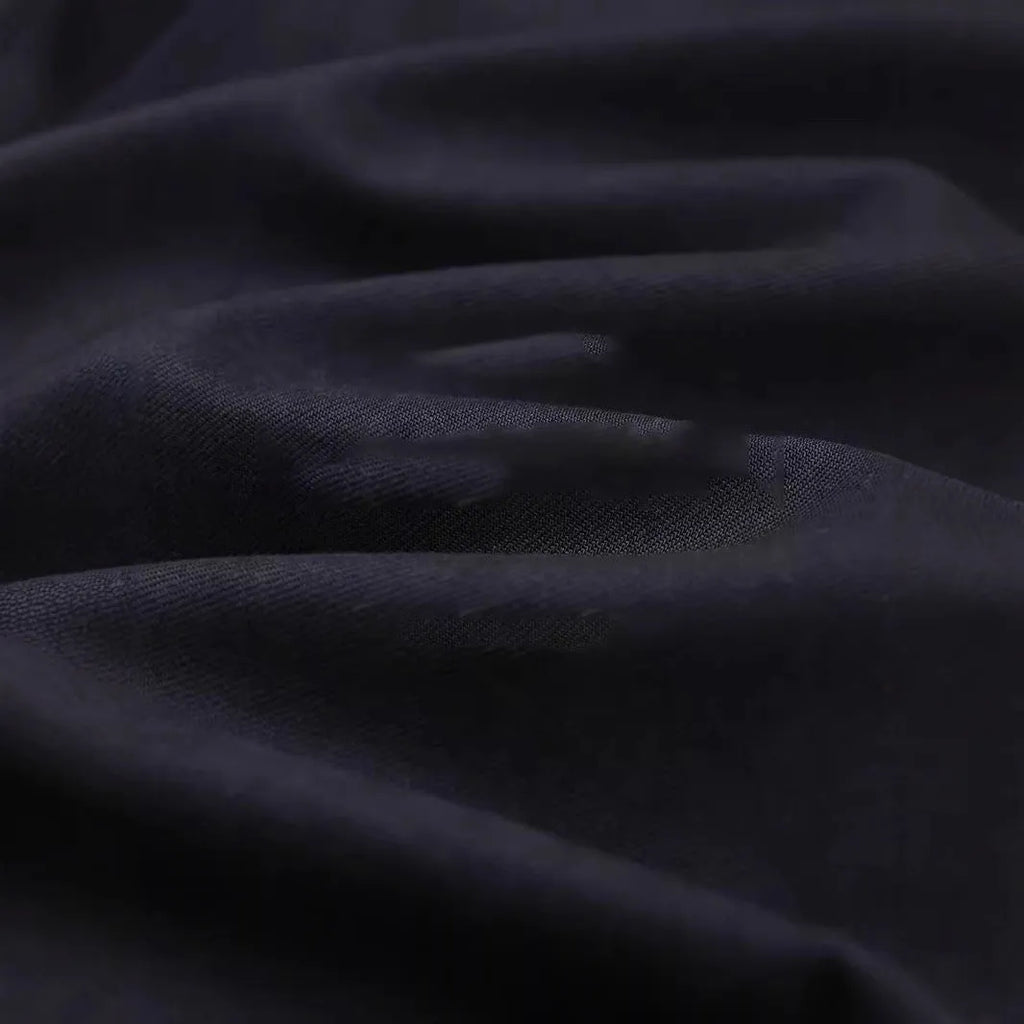 Men's long sleeve formal shirt with a cotton lapel, shown in light sand rice colour.
