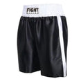 Colour-blocked waist boxing shorts with side slits and an elastic drawstring waistband
