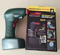 Portable 12V car air pump with electric motor for tyre inflation
