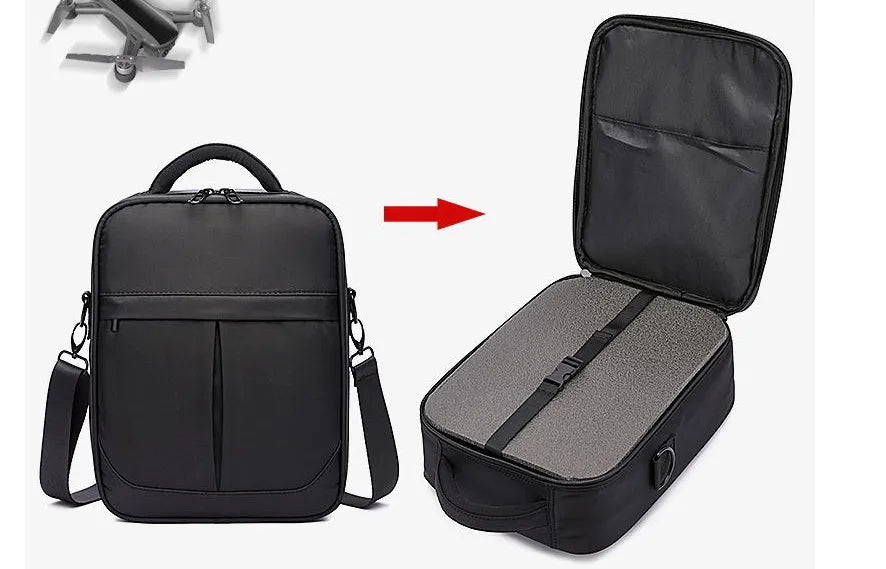 Black men's messenger shoulder bag made from Oxford fabric.