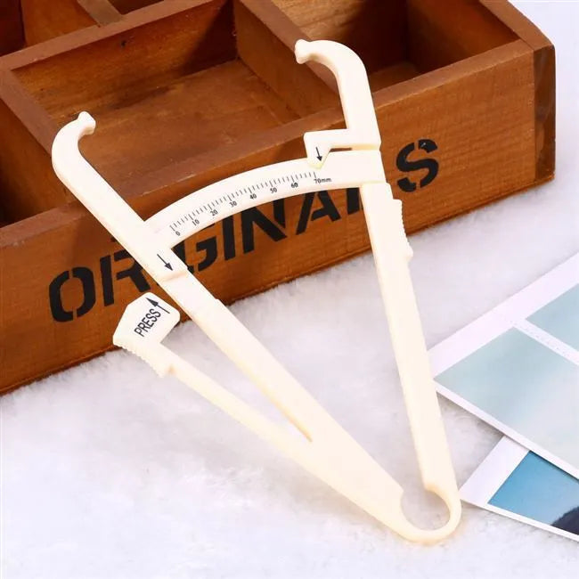 Acrylic fat caliper skin fold thickness measuring tool with 200mm range