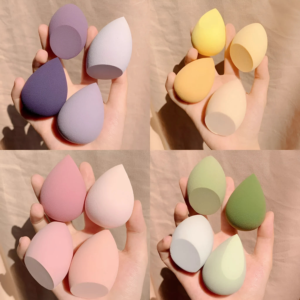 Makeup egg box beauty sponge storage case in compact 6cm rectangular design
