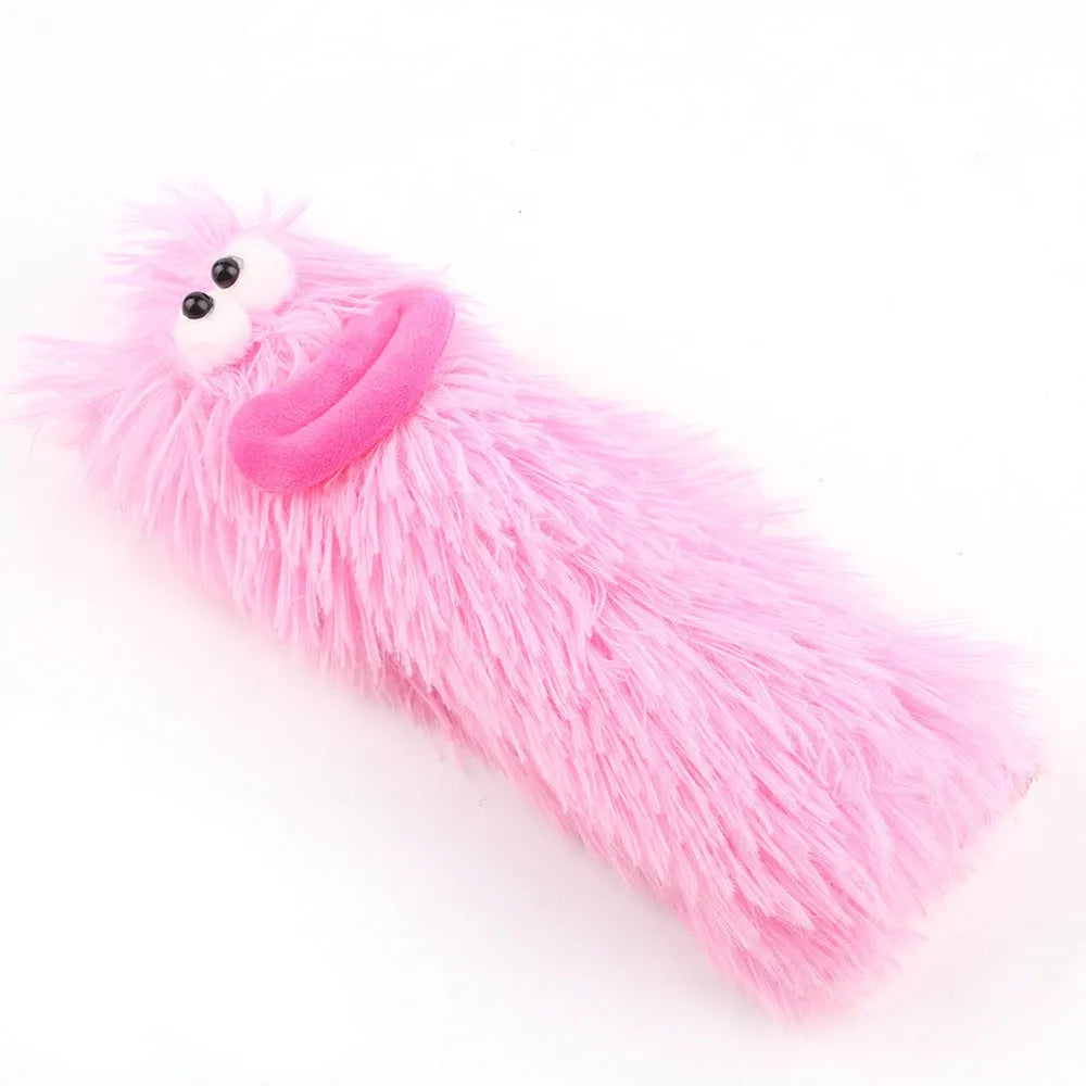 Interactive plush cat toy with crinkle sound and natural catnip filling in bright colours for indoor play