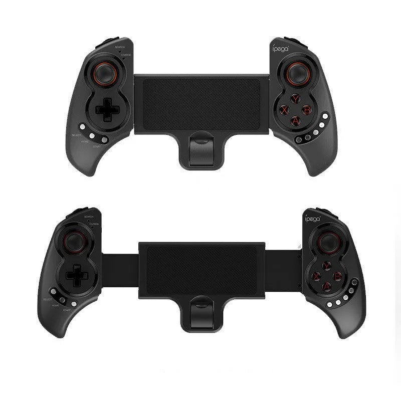 PG-9023 wireless telescopic game controller extended with phone inserted