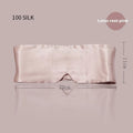 Mulberry silk eye mask in various colours including black navy blue and champagne gold for light blocking sleep
