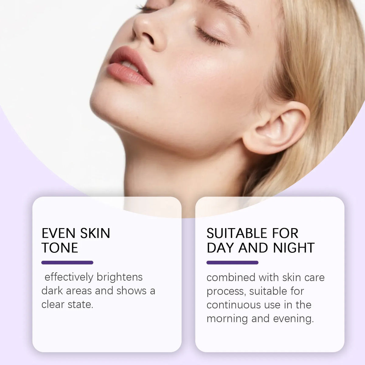 50g skin care cream in 3.5cm by 13cm packaging for daily moisturising and water oil balance