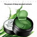 60 green seaweed extract eye mask tablets with hyaluronic acid for eye area hydration