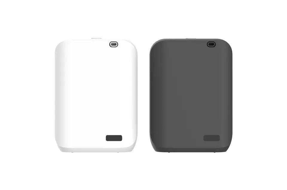 White smart wall mount essential oil diffuser with 150ml tank and app control on smartphone