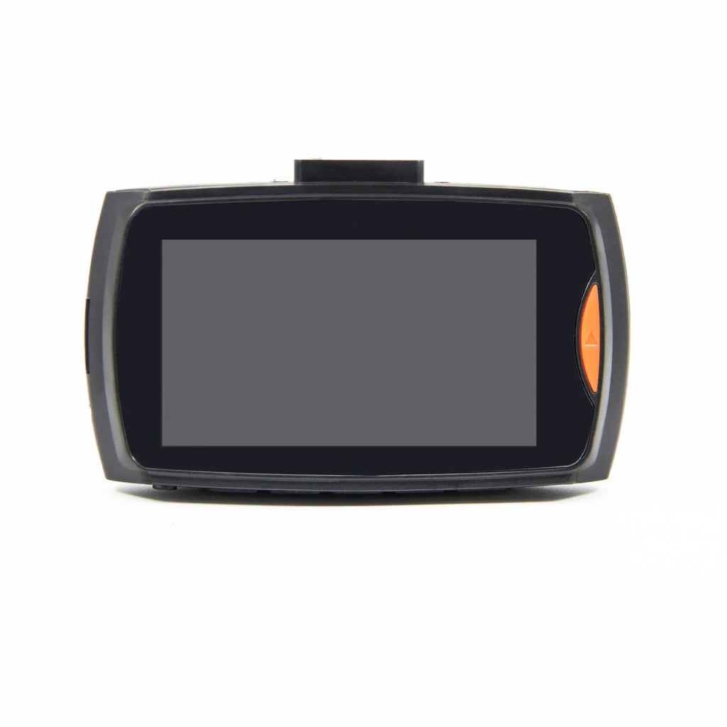 G30 HD car DVR dual camera recorder system with bracket, charger, and manual