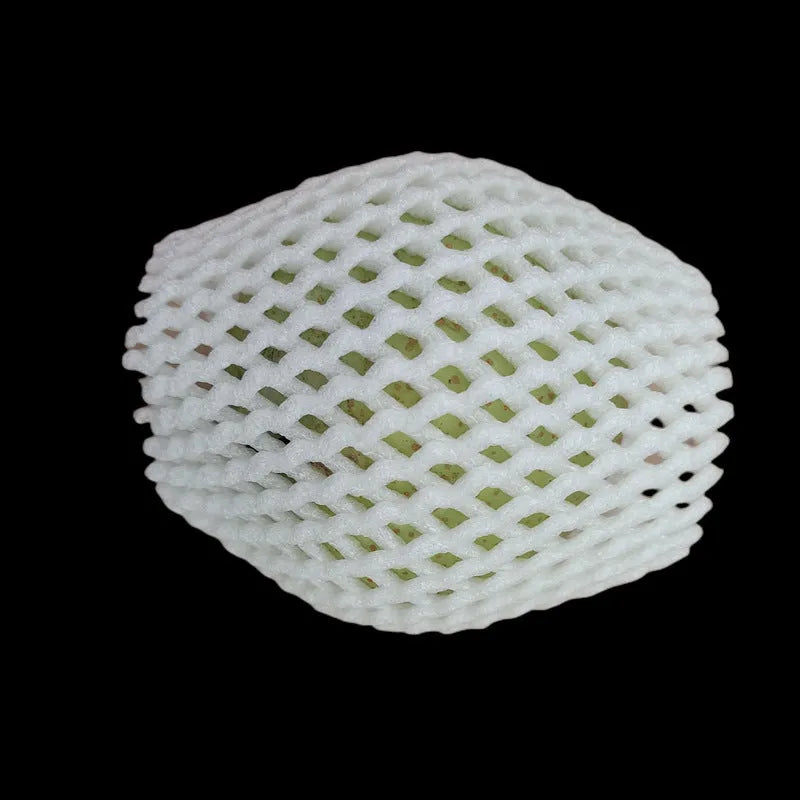 White foam fruit protective net for shockproof packaging in multiple sizes