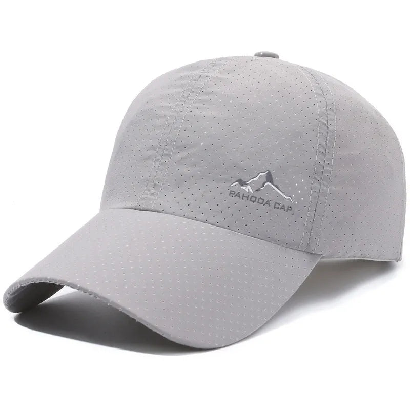 Korean style adjustable baseball cap in Army Green colour with a dome crown for summer sun protection.