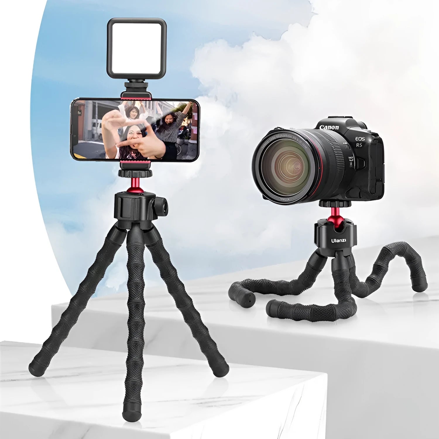 Multifunctional VLOG suite kit with tripod for smartphone photography and live streaming