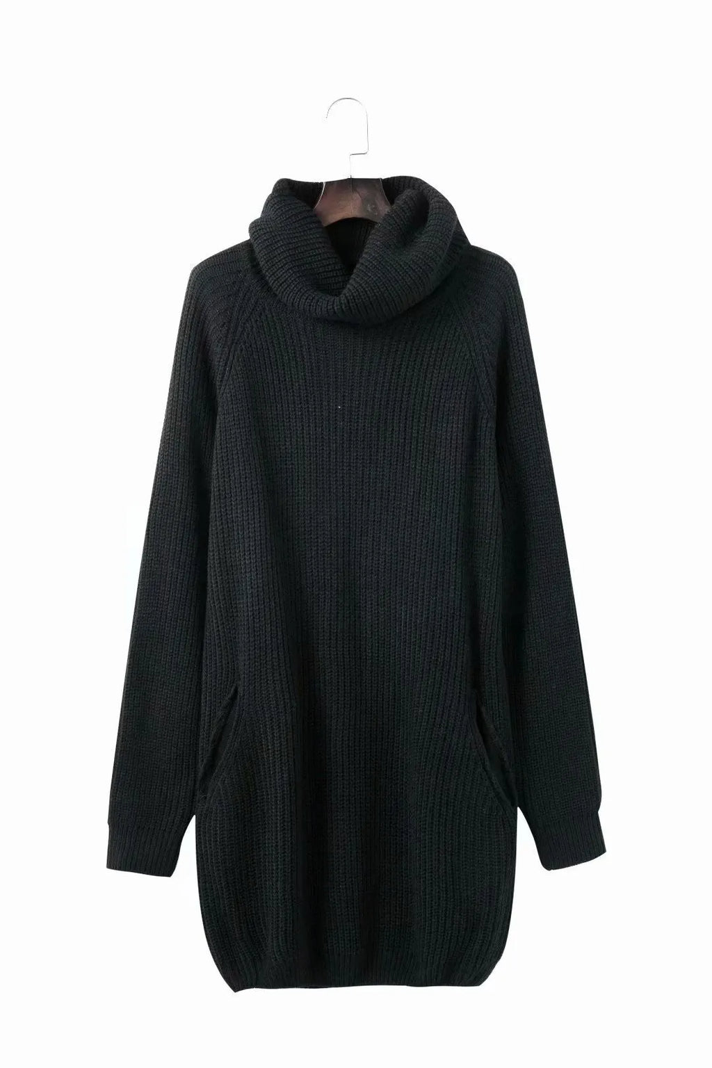 Lapel collar slim fit sweater in light apricot with patch pockets
