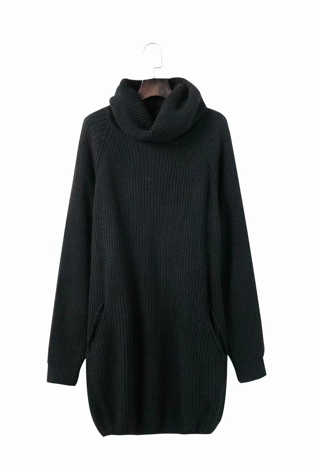 Lapel collar slim fit sweater in light apricot with patch pockets