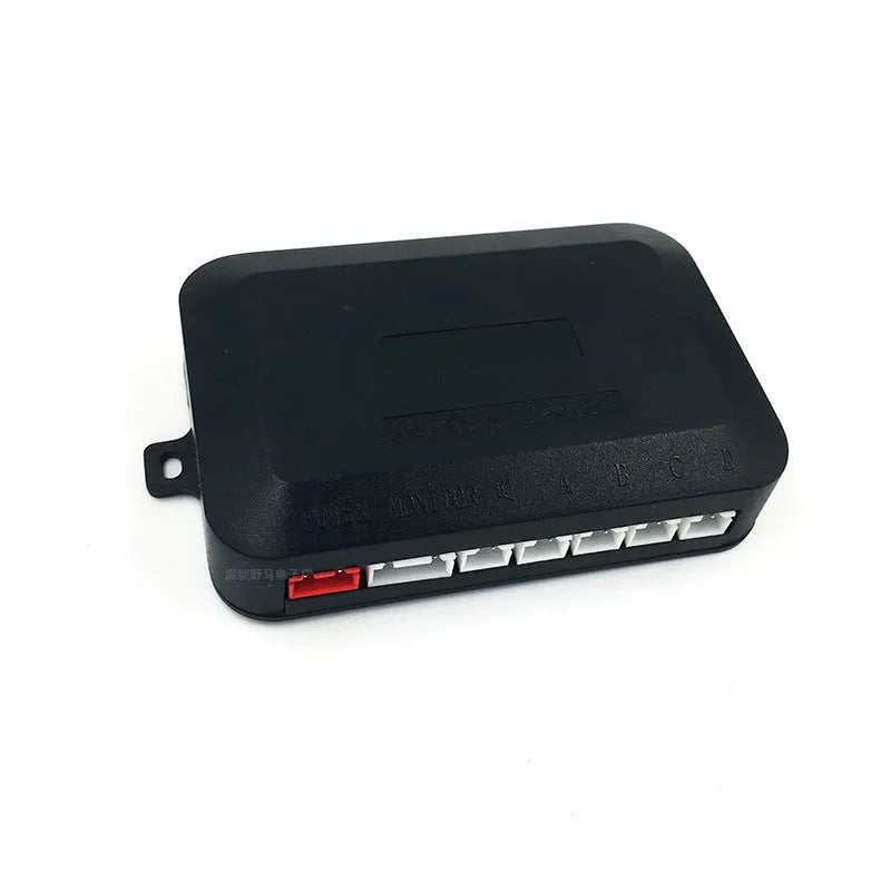 4-probe buzzer reversing radar car parking sensor kit with ultrasonic sensors and installation tools