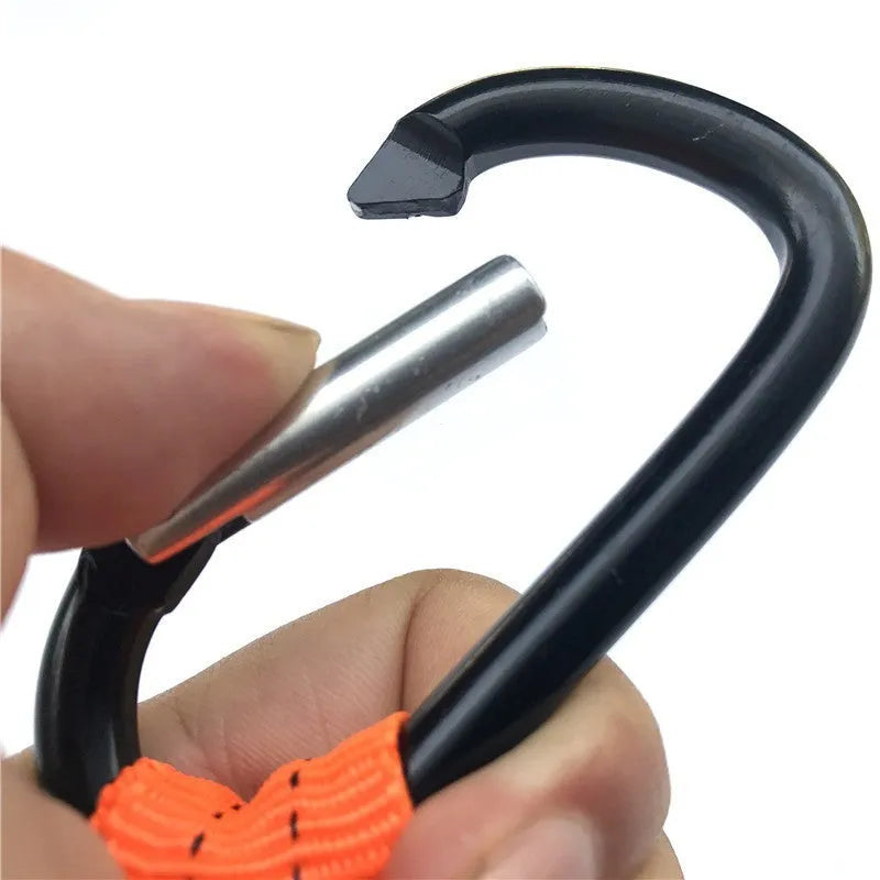 Orange fishing rod safety rope measuring 90cm with 10kg load capacity