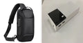 Black Rice brand 20000mAh portable power bank with charging cable.