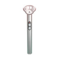 Gradient pink eye massager with micro-current vibration and colour light therapy functions