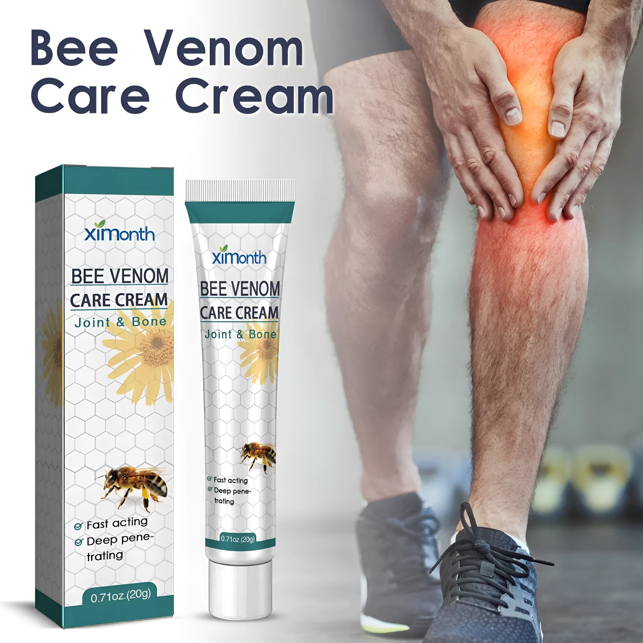 20g tube of joint pain massage cream for body care and targeted relief