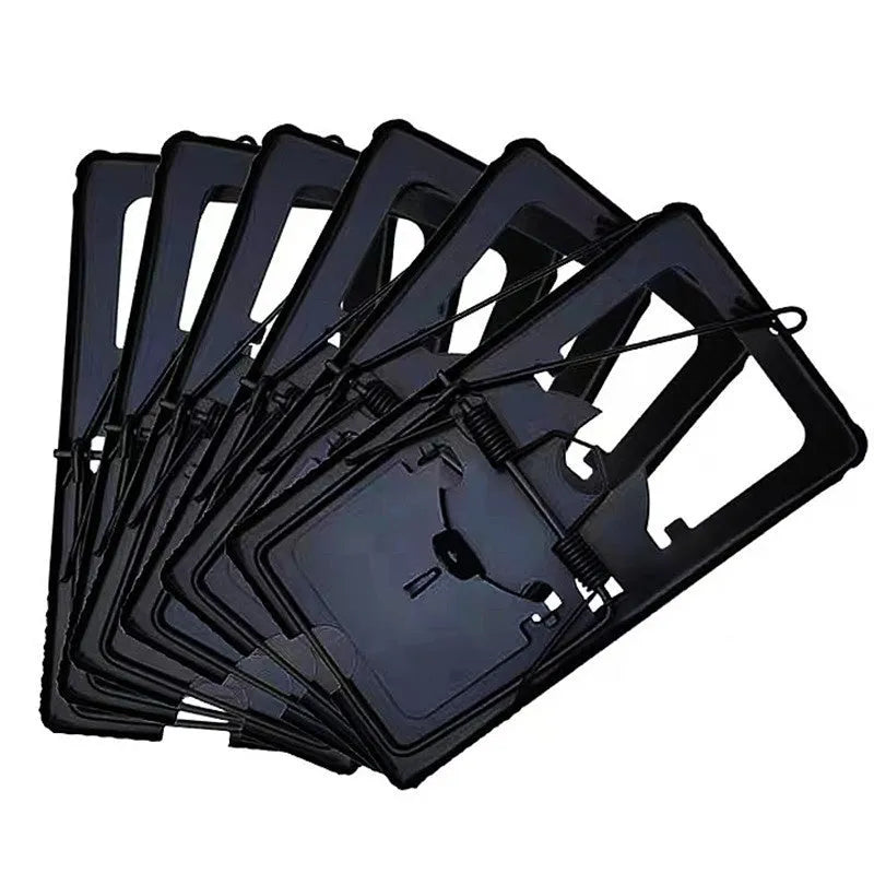 Large automatic metal mouse trap with iron clamp mechanism for indoor small macaque rat control