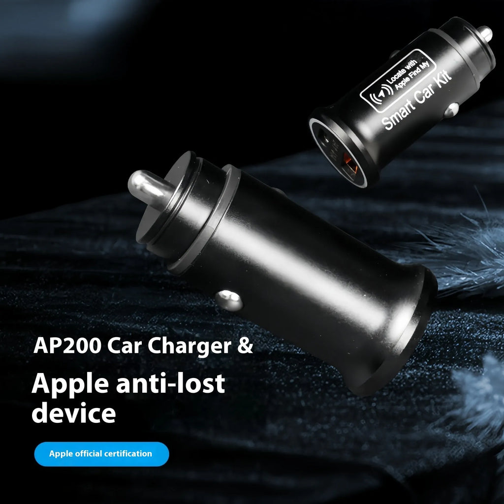 Black car charger GPS locator setting instrument with ABS plastic case