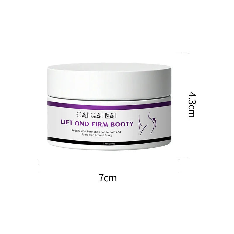NDC 100g hip lifting and firming cream in packaging for home fitness use.
