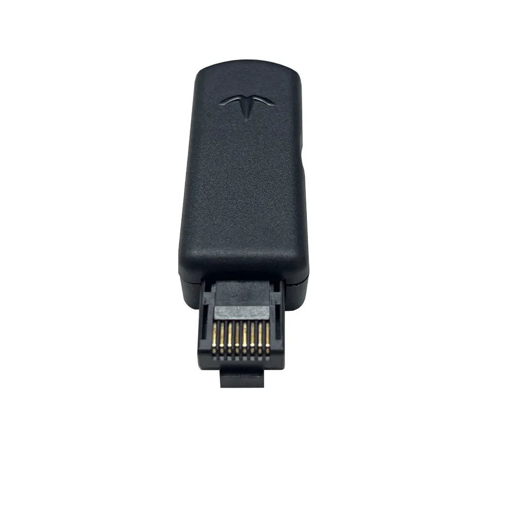 Black JB Tool USB host system adapter for PS4 with Ethernet port, showing compact 81x51x20mm alloy body.