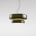 Modern glass chandelier ceiling light with 36cm dimensions and four light colour options for bedroom
