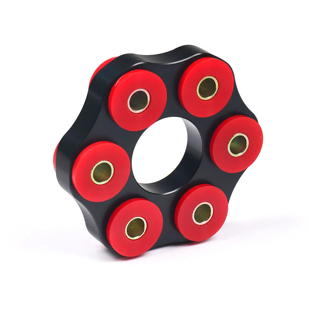 Red polyurethane aluminium drive shaft connecting plate bracket for BMW E46 E36 E30 M3 and E28 models