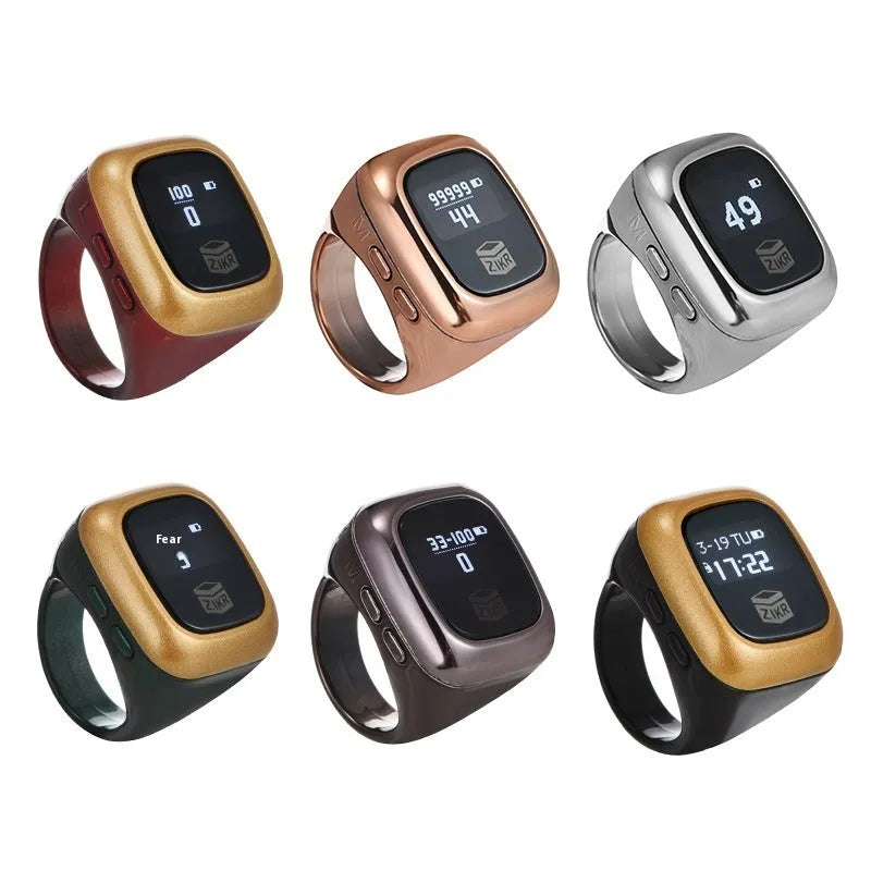Al-Fatiha electronic counter with digital display in choice of sizes and colours including rose gold and black.