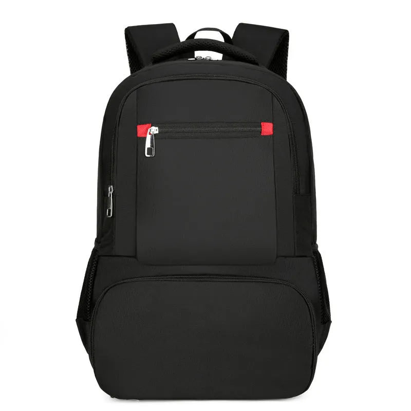 Light grey Oxford cloth picnic backpack with curved shoulder straps showing insulated compartments