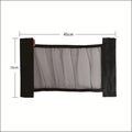 Elastic polyester storage net for car boot organisation in two size options.
