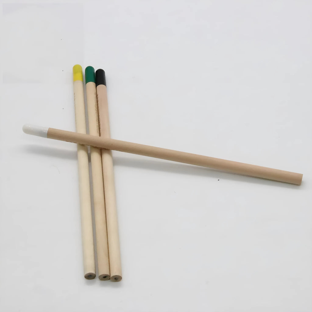 Seed pencil refill with coloured degradable capsule containing flower and herb seeds