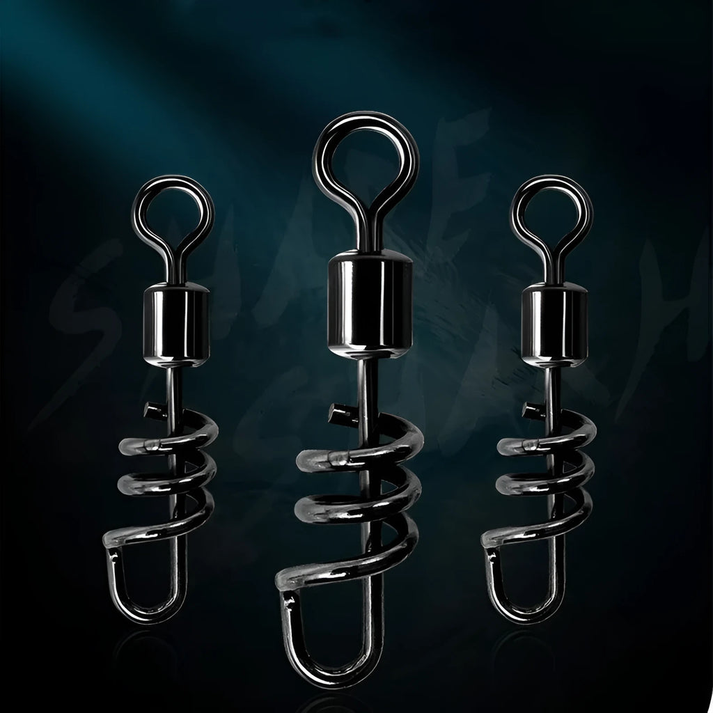 Stainless steel 8-shaped fishing swivel connector in seven sizes