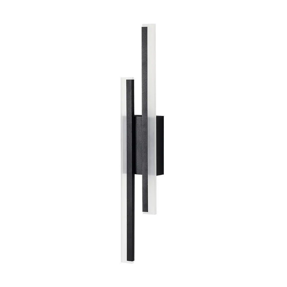 500mm gold double line wall lamp with modern design for hotel and staircase lighting